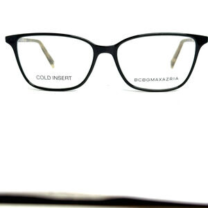 BCBGMAXAZRIA AGATHA Black Eyeglasses Frame 53-15-140mm H20755